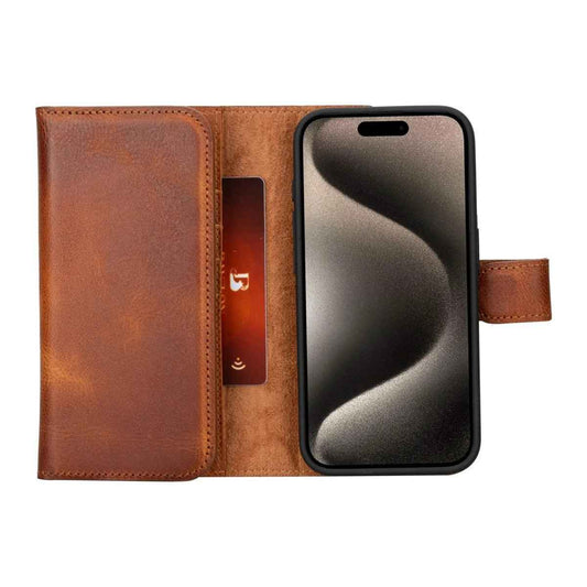 Bayelon iPhone 16 Pro Max Trifold Wallet Case