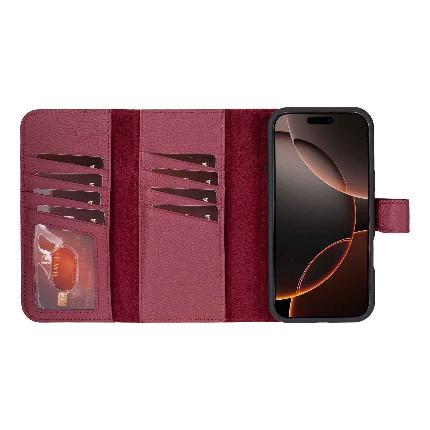 Bayelon iPhone 17 Pro Max Trifold Wallet Case