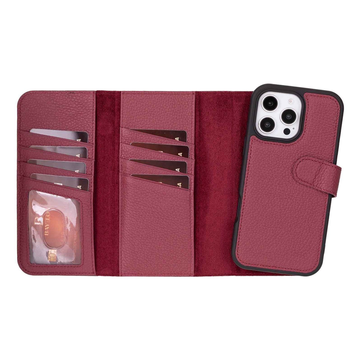 Bayelon iPhone 17 Pro Max Trifold Wallet Case