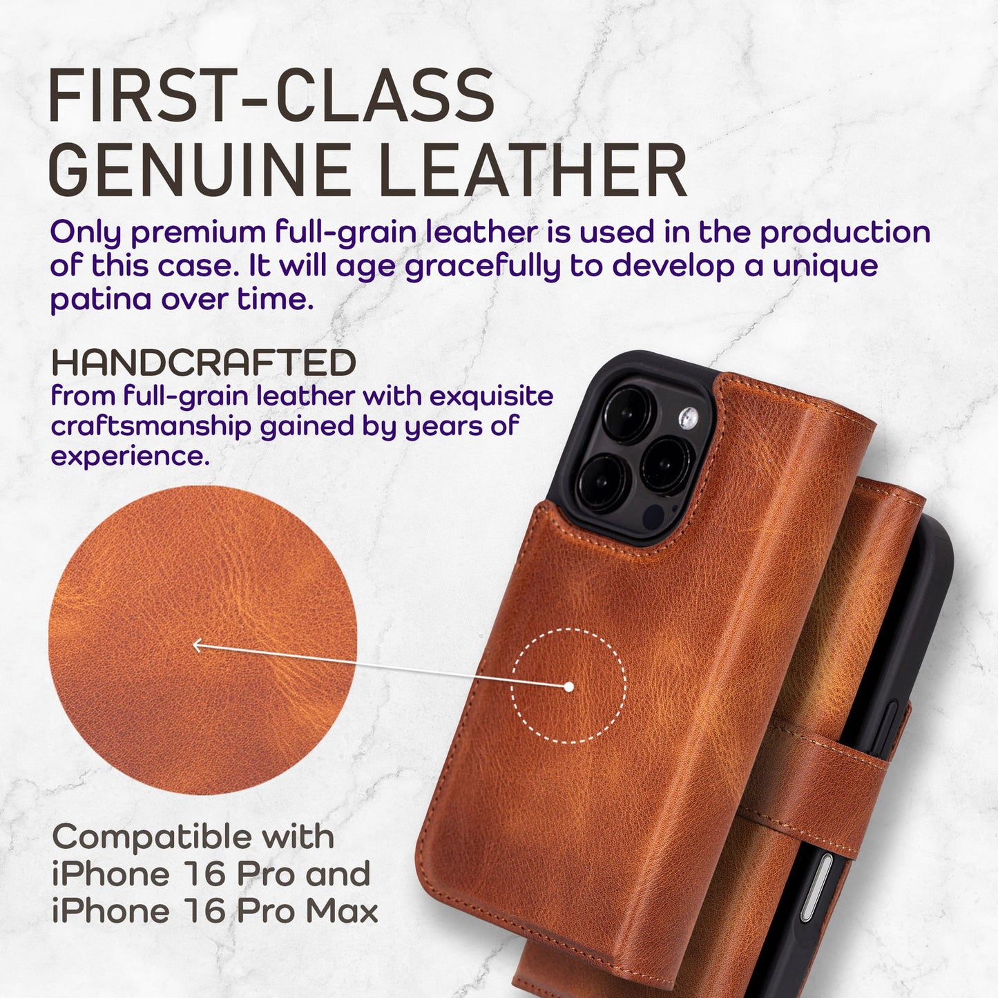 Bayelon iPhone 17 Pro Trifold Wallet Case