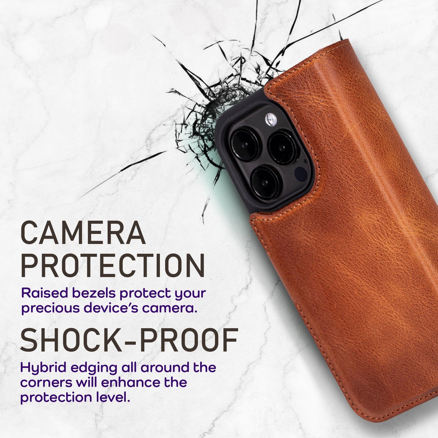 Bayelon iPhone 17 Pro Trifold Wallet Case