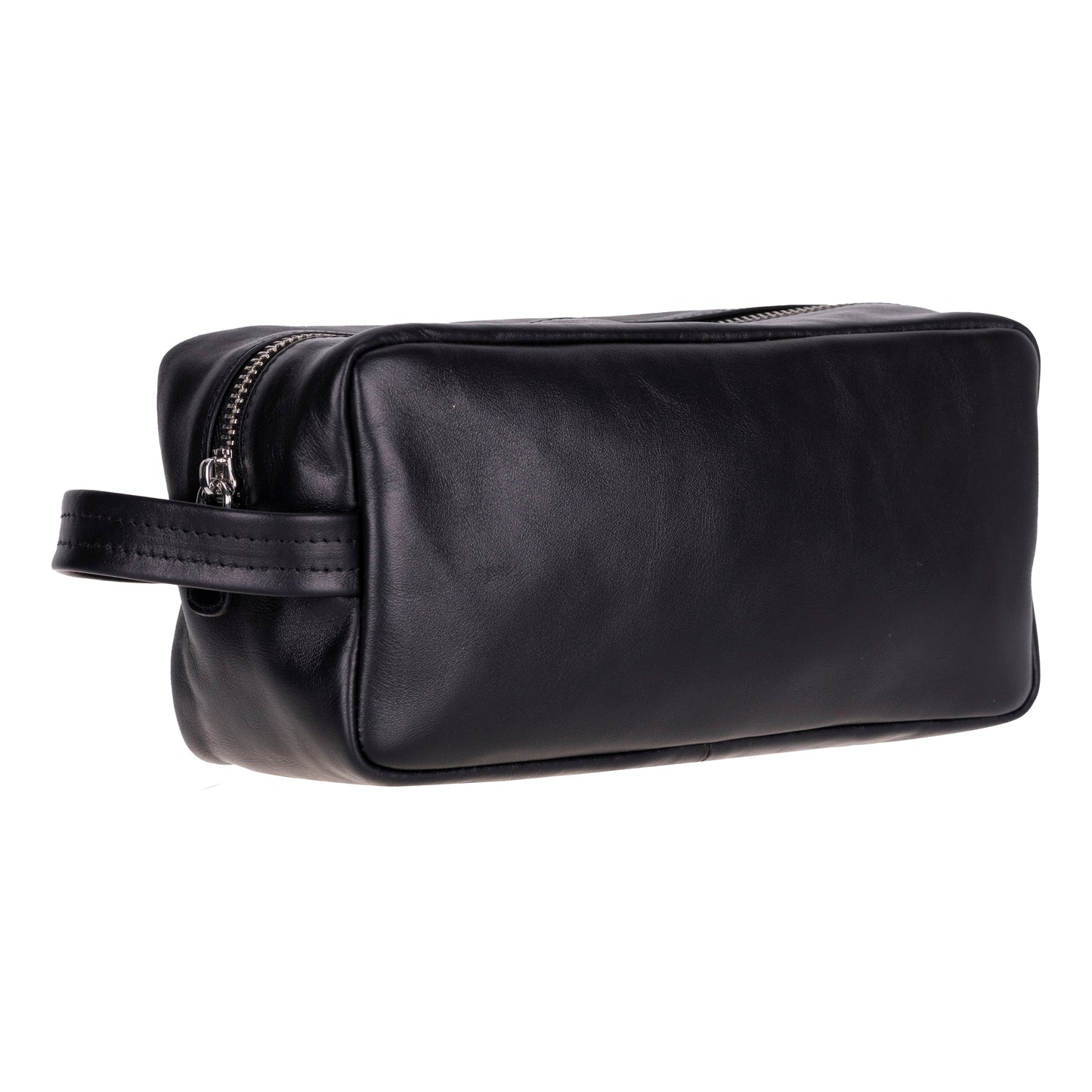 UnBranded Biel Leather Dopp Kit Black