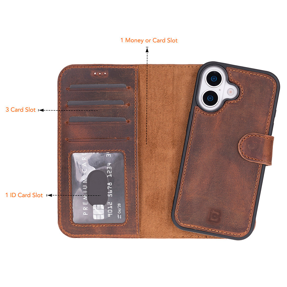 Bouletta Magic iPhone 17 Detachable Leather Wallet Case