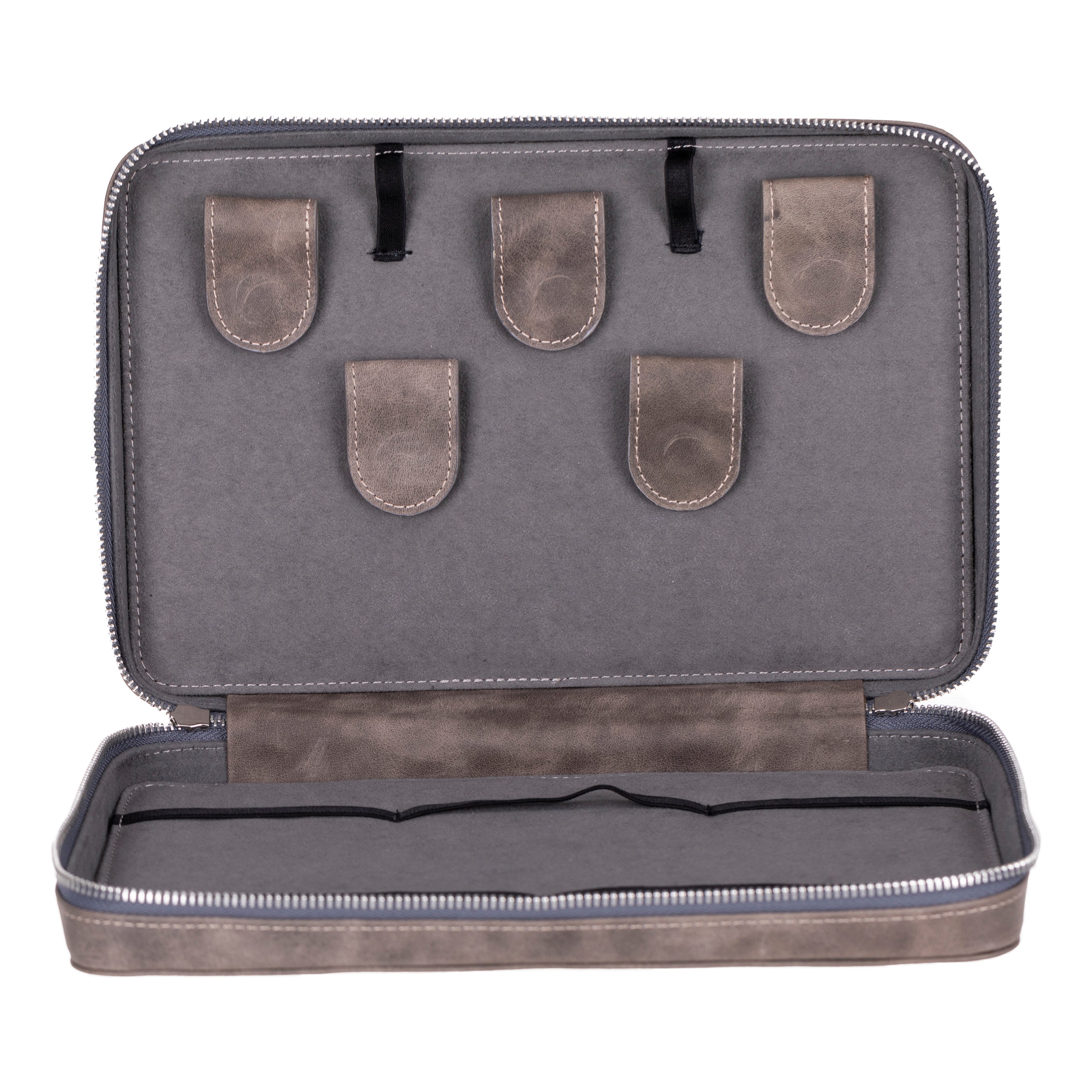 Bayelon Orbex Genuine Leather Travel Cable Organizer