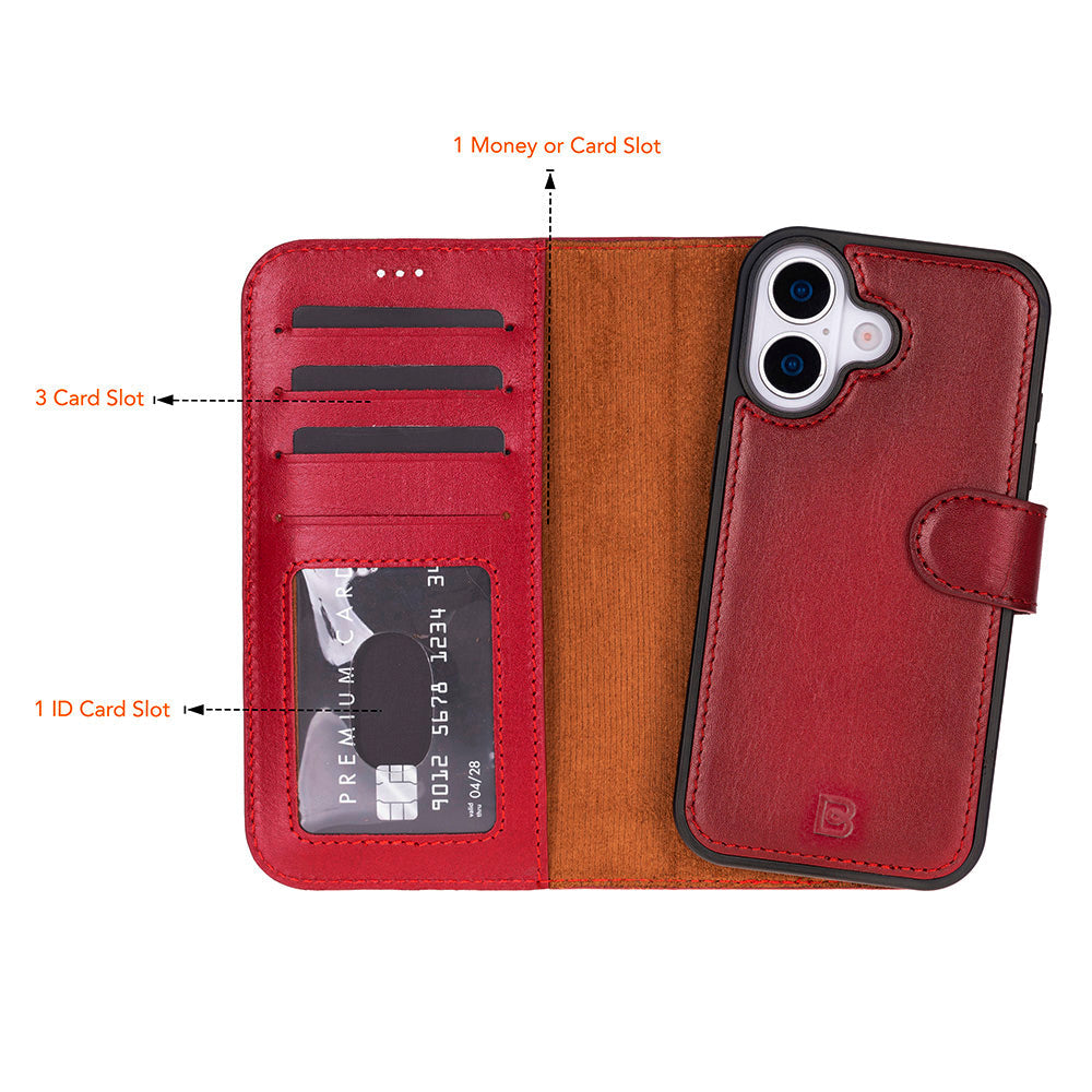 Bouletta Magic iPhone 17 Detachable Leather Wallet Case