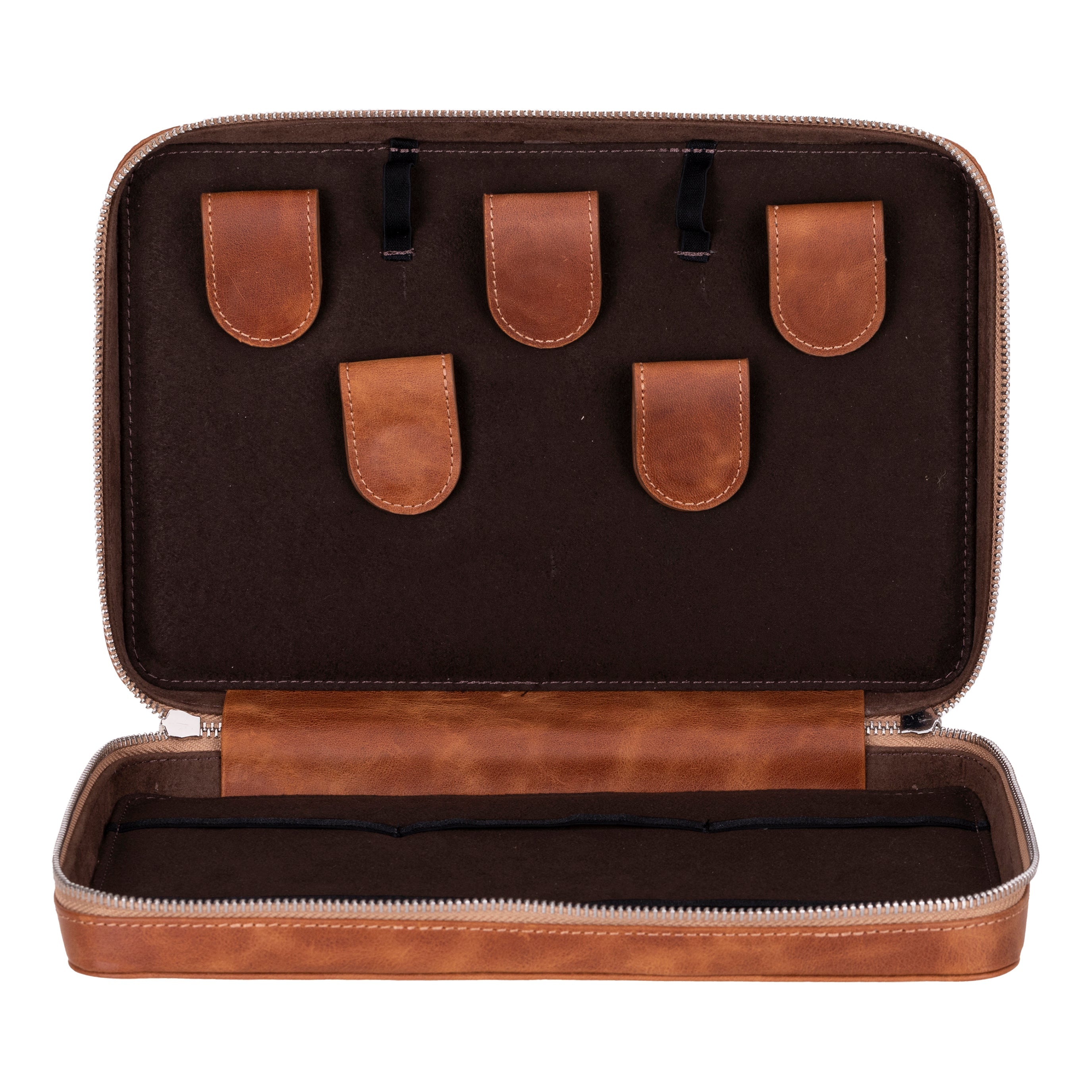 Bayelon Orbex Genuine Leather Travel Cable Organizer