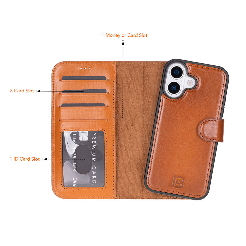 Bouletta Magic iPhone 17 Detachable Leather Wallet Case