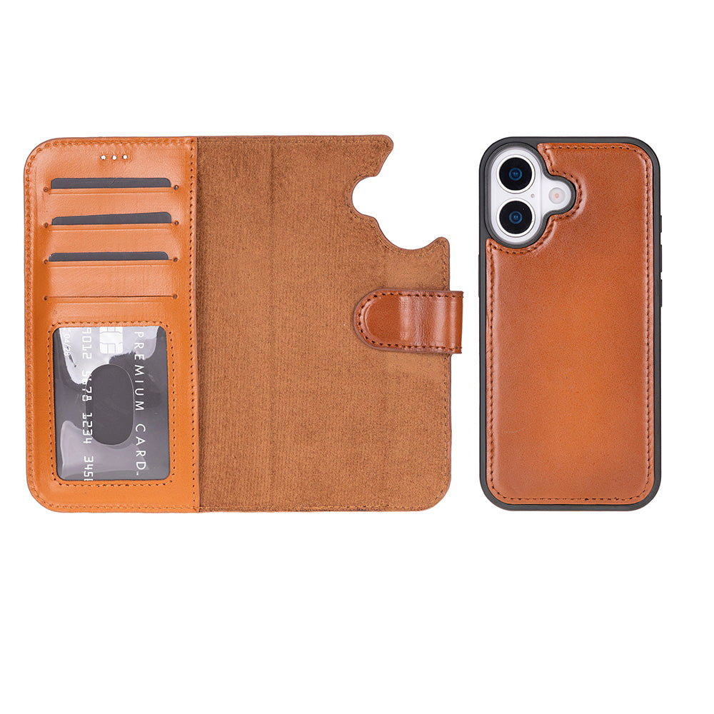 UnBranded Magic iPhone 17 Leather Detachable Wallet Case