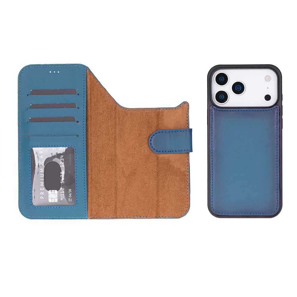UnBranded Magic iPhone 17 Pro Max Leather Detachable Wallet Case