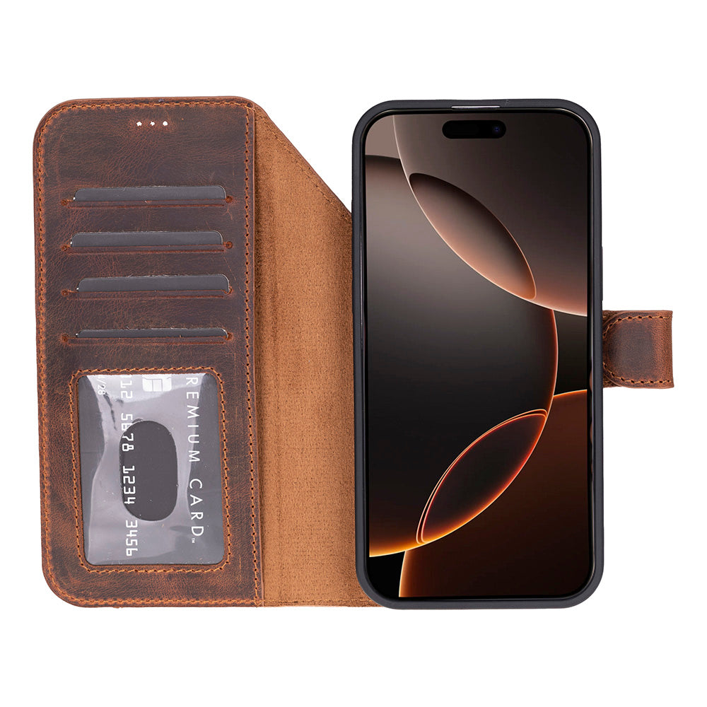 Bouletta Magic iPhone 17 Pro Detachable Leather Wallet Case