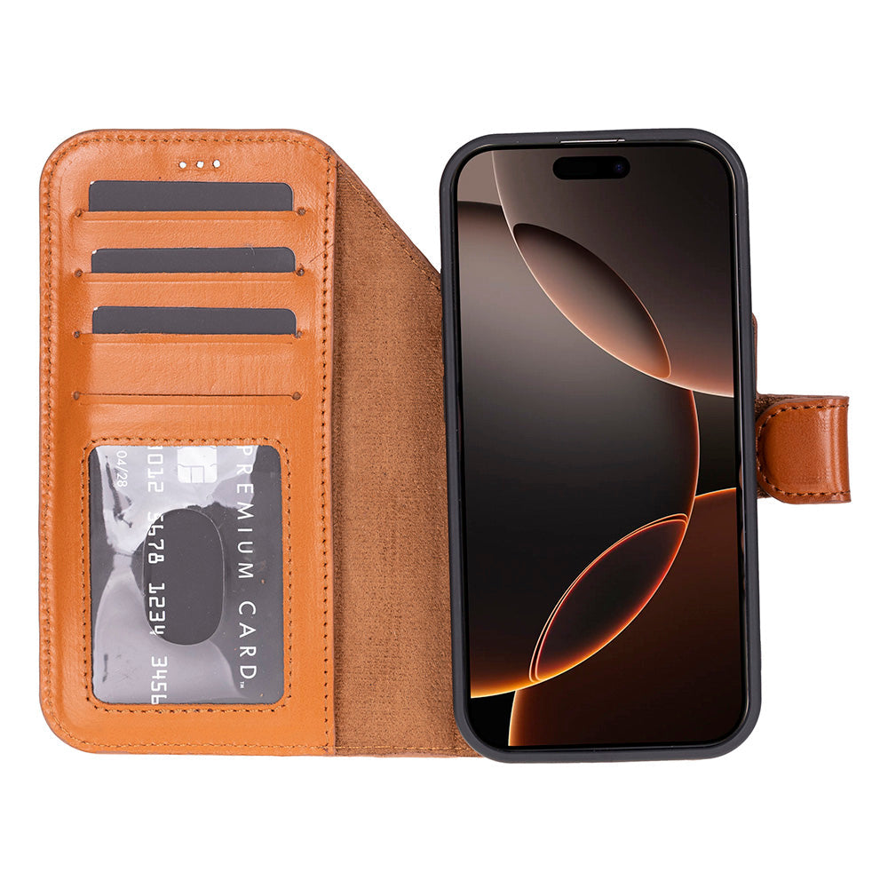 Bouletta Magic iPhone 17 Pro Detachable Leather Wallet Case