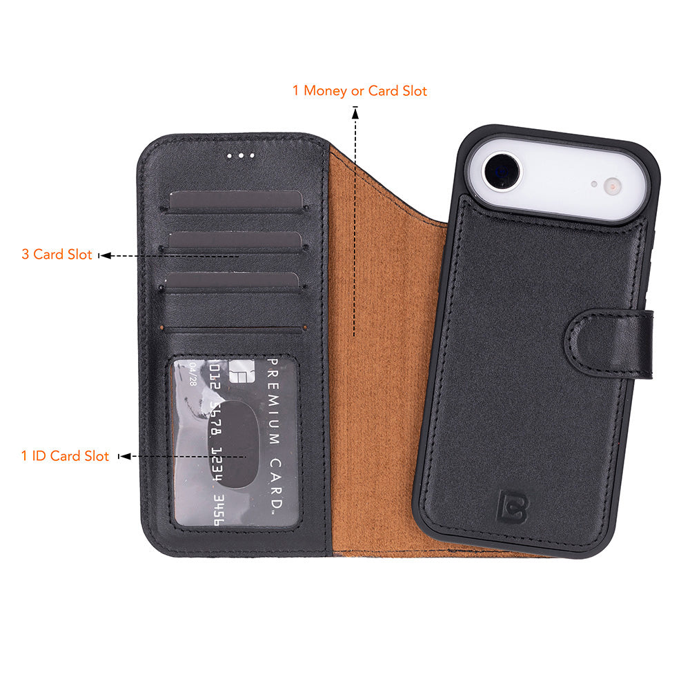 Bouletta Magic iPhone 17 Air Detachable Leather Wallet Case