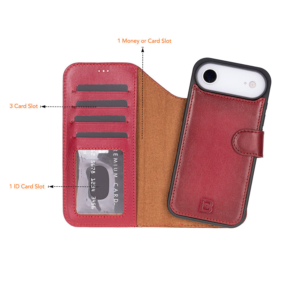 Bouletta Magic iPhone 17 Air Detachable Leather Wallet Case