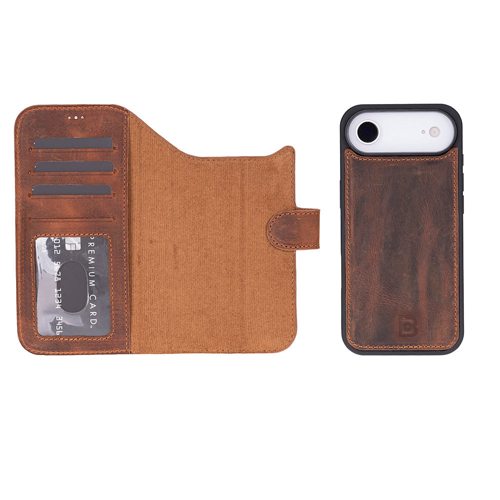 Bouletta Magic iPhone 17 Air Detachable Leather Wallet Case