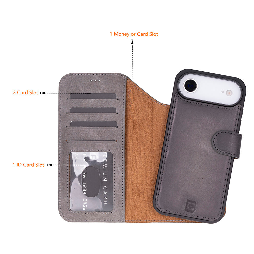 Bouletta Magic iPhone 17 Air Detachable Leather Wallet Case