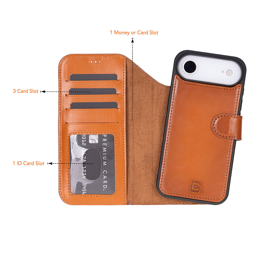 Bouletta Magic iPhone 17 Air Detachable Leather Wallet Case