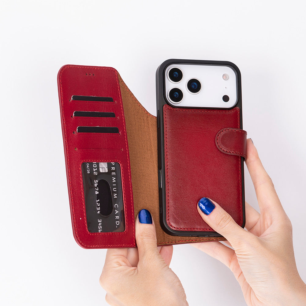 Bouletta Magic iPhone 17 Pro Detachable Leather Wallet Case