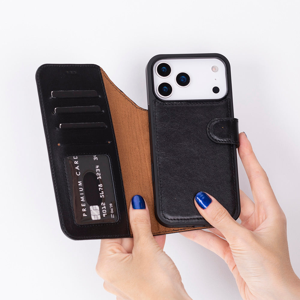 Bouletta Magic iPhone 17 Pro Max Detachable Leather Wallet Case
