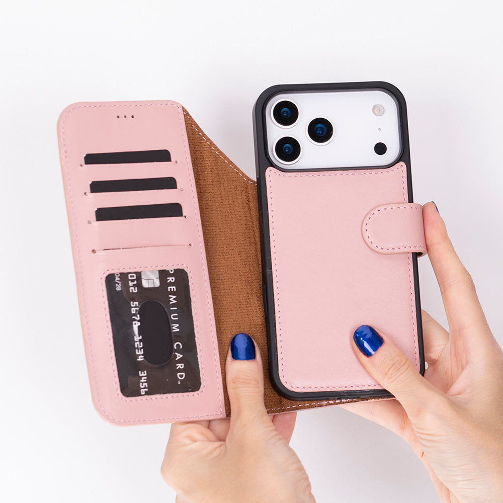 UnBranded Magic iPhone 17 Pro Max Leather Detachable Wallet Case