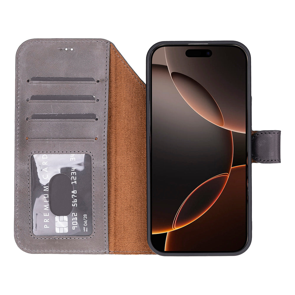 Bouletta Magic iPhone 17 Pro Detachable Leather Wallet Case