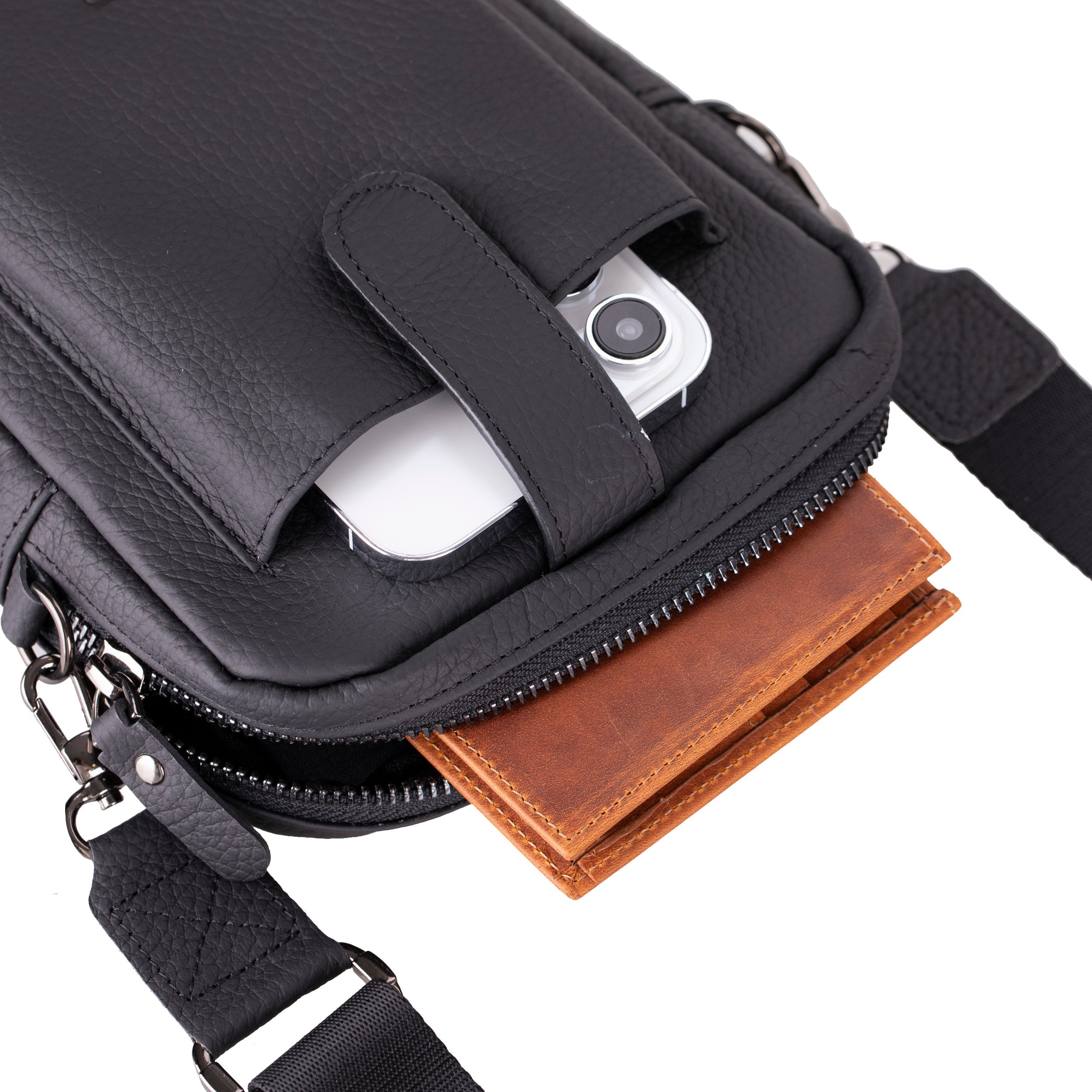 Bayelon Solvix Genuine Leather Crossbody Bag