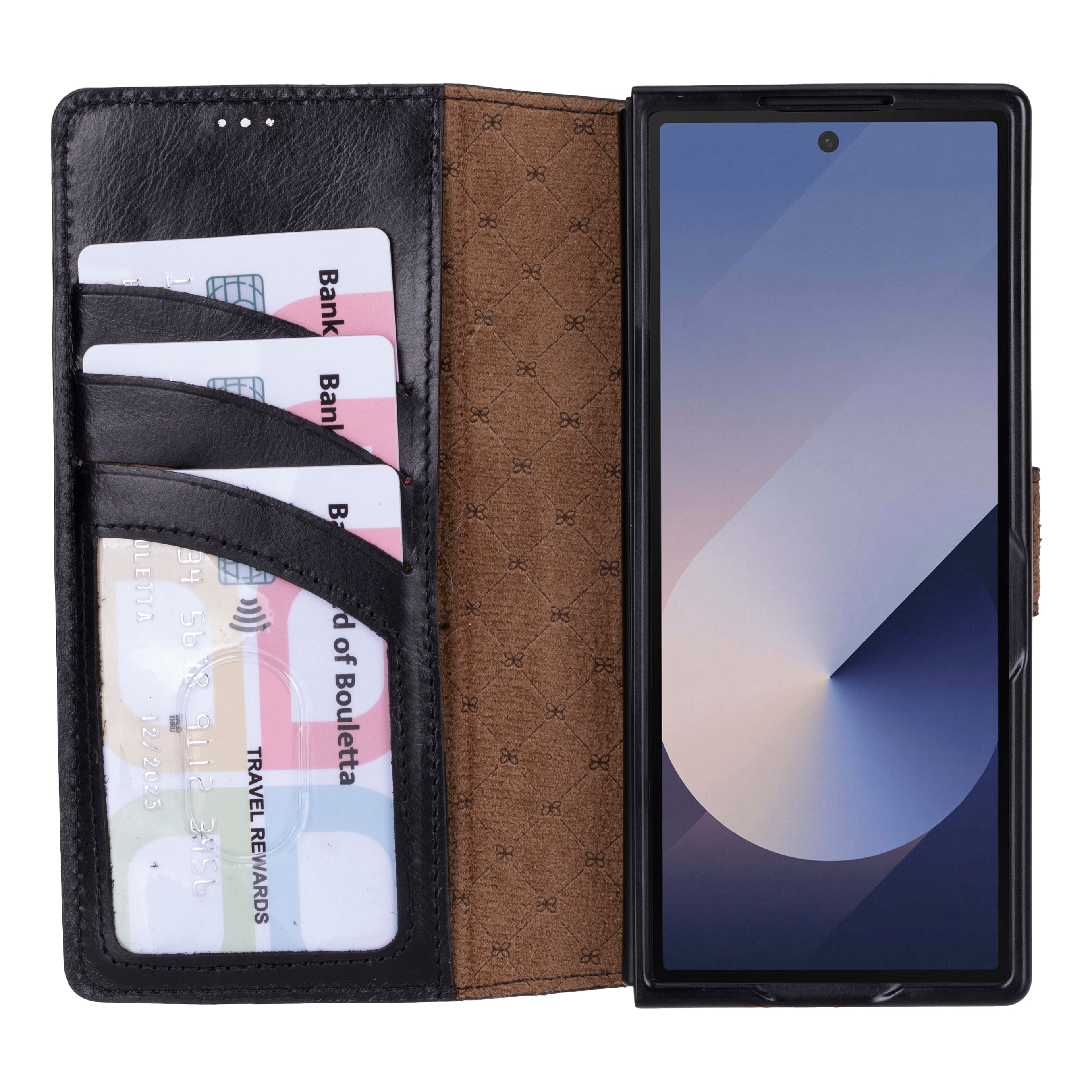 Bayelon Samsung Galaxy Z Fold 6 Leather Wallet Folio Case