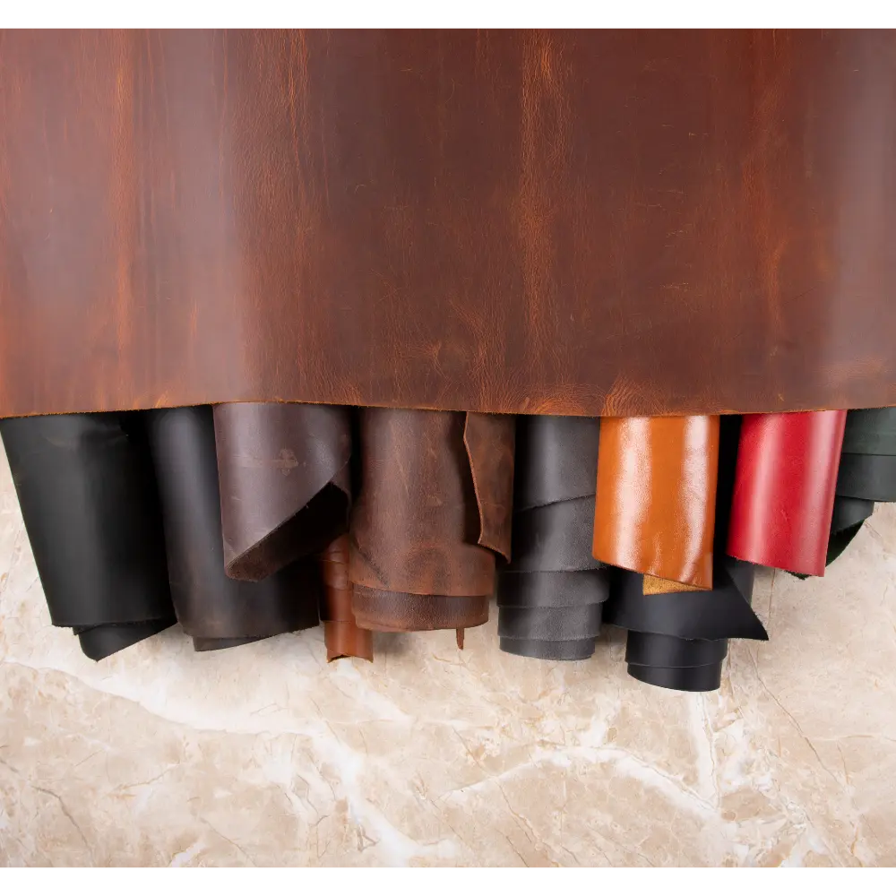 UnBranded Custom Size Genuine Leather Piece - Cut-to-Size Leather Sheet