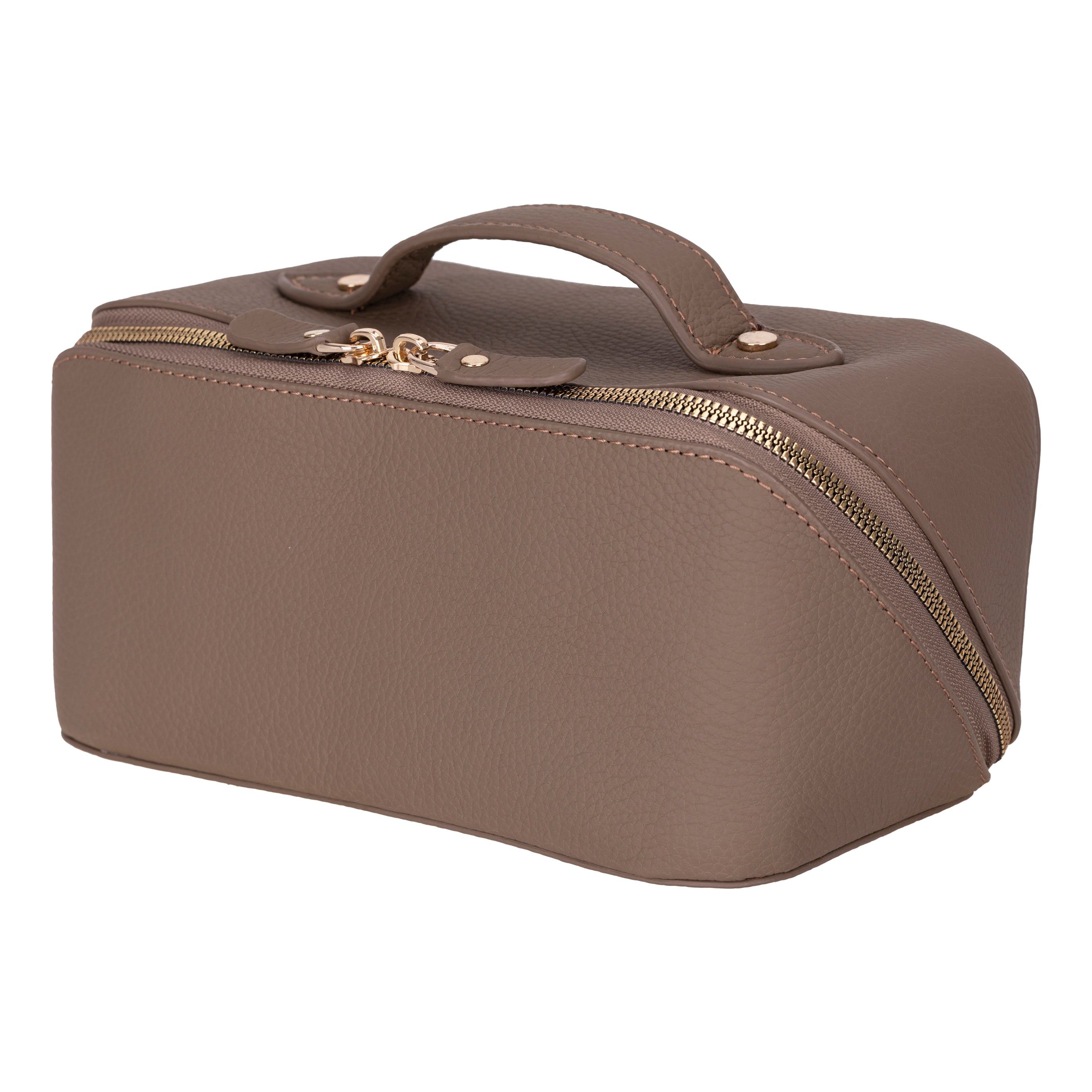Bayelon Ella Leather Makeup Bag - Versatile Dopp Kit