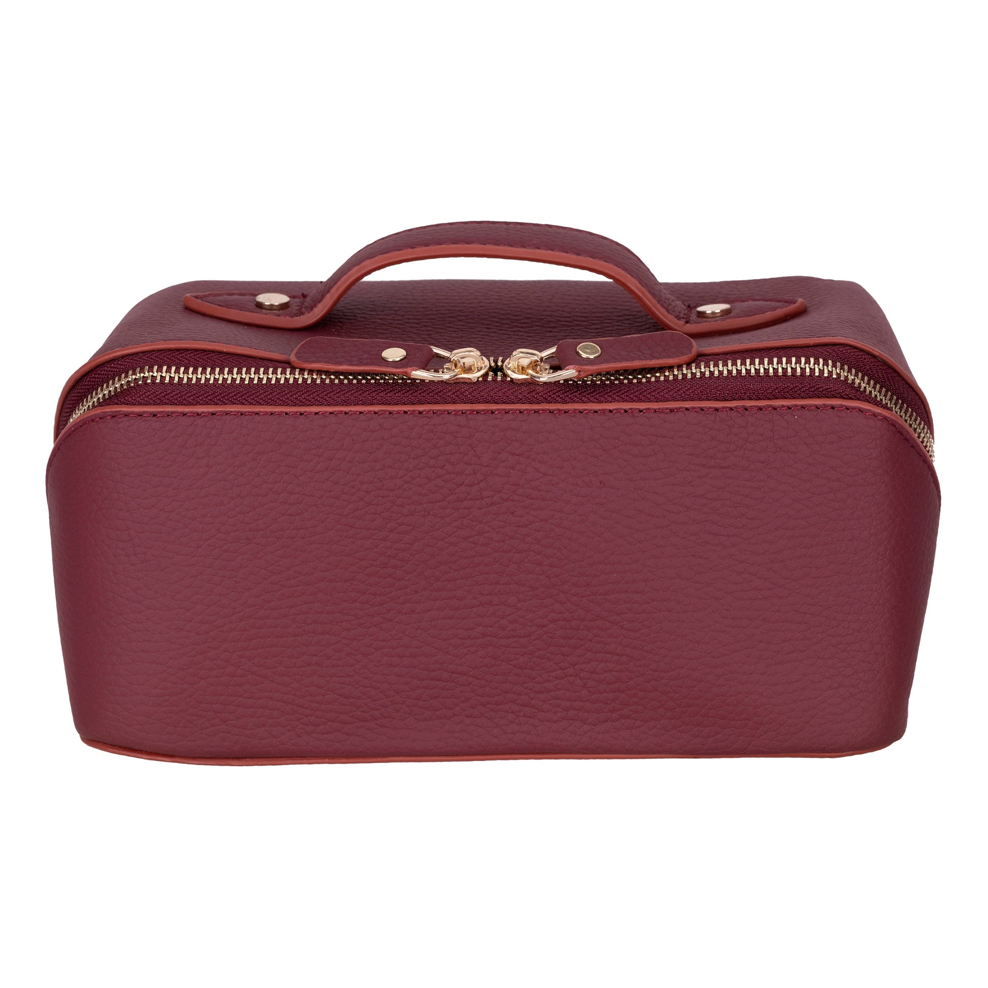 Bayelon Ella Leather Makeup Bag - Versatile Dopp Kit