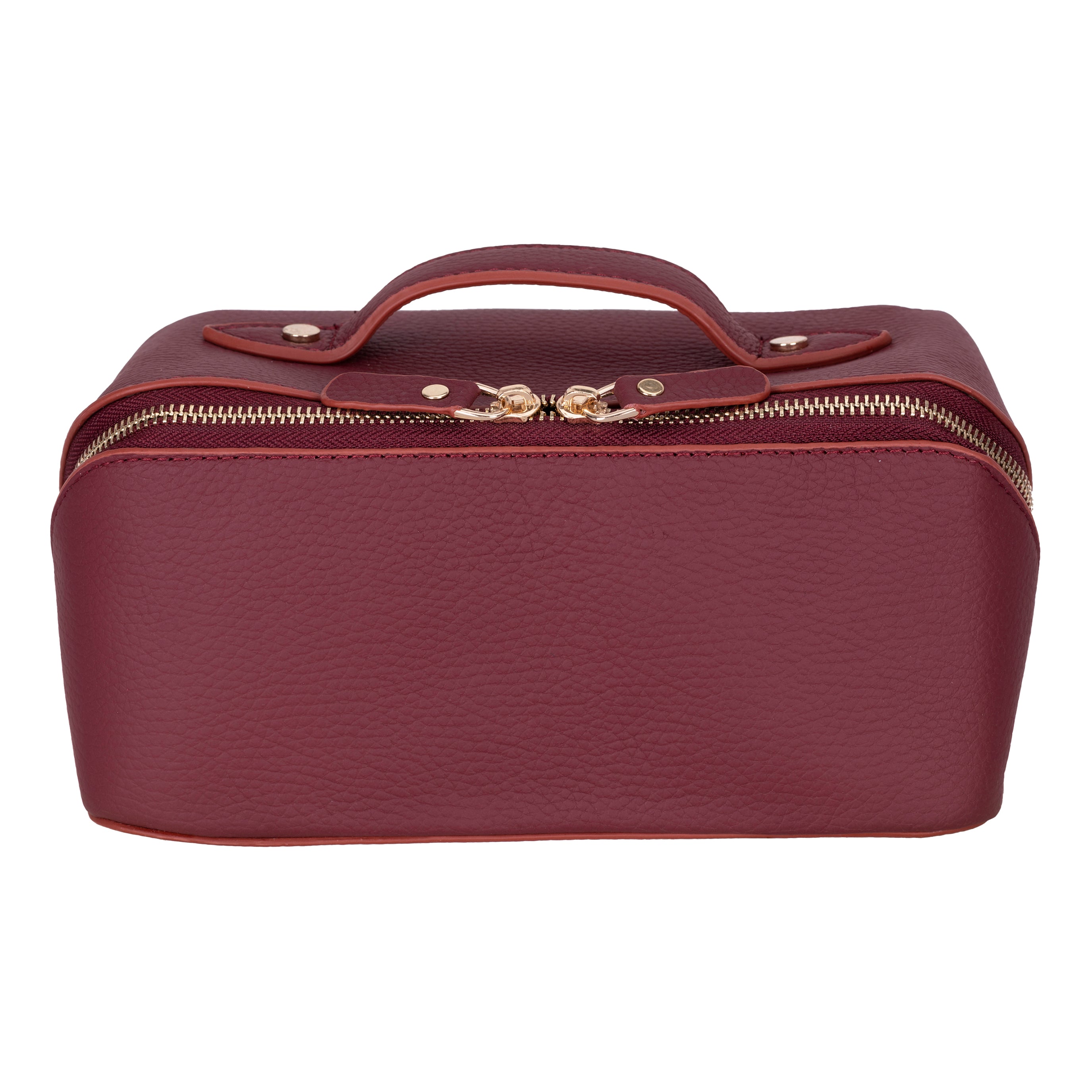 Bayelon Ella Leather Makeup Bag - Versatile Dopp Kit