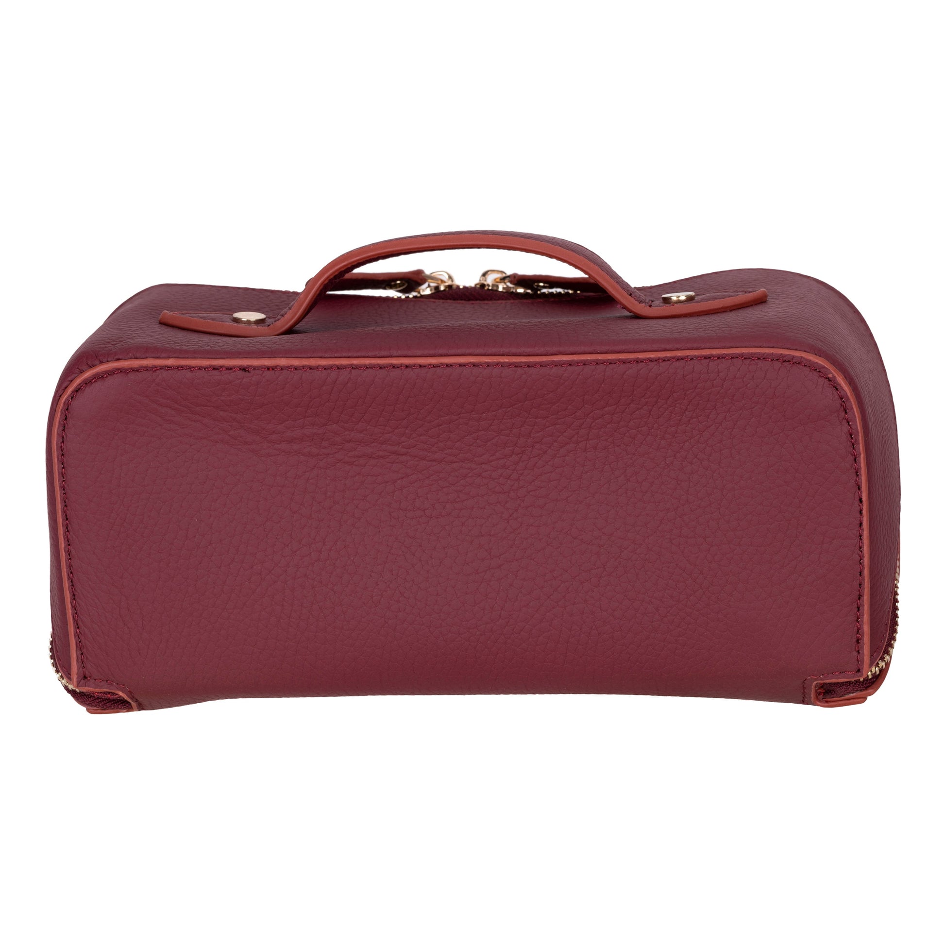 Bayelon Ella Leather Makeup Bag - Versatile Dopp Kit