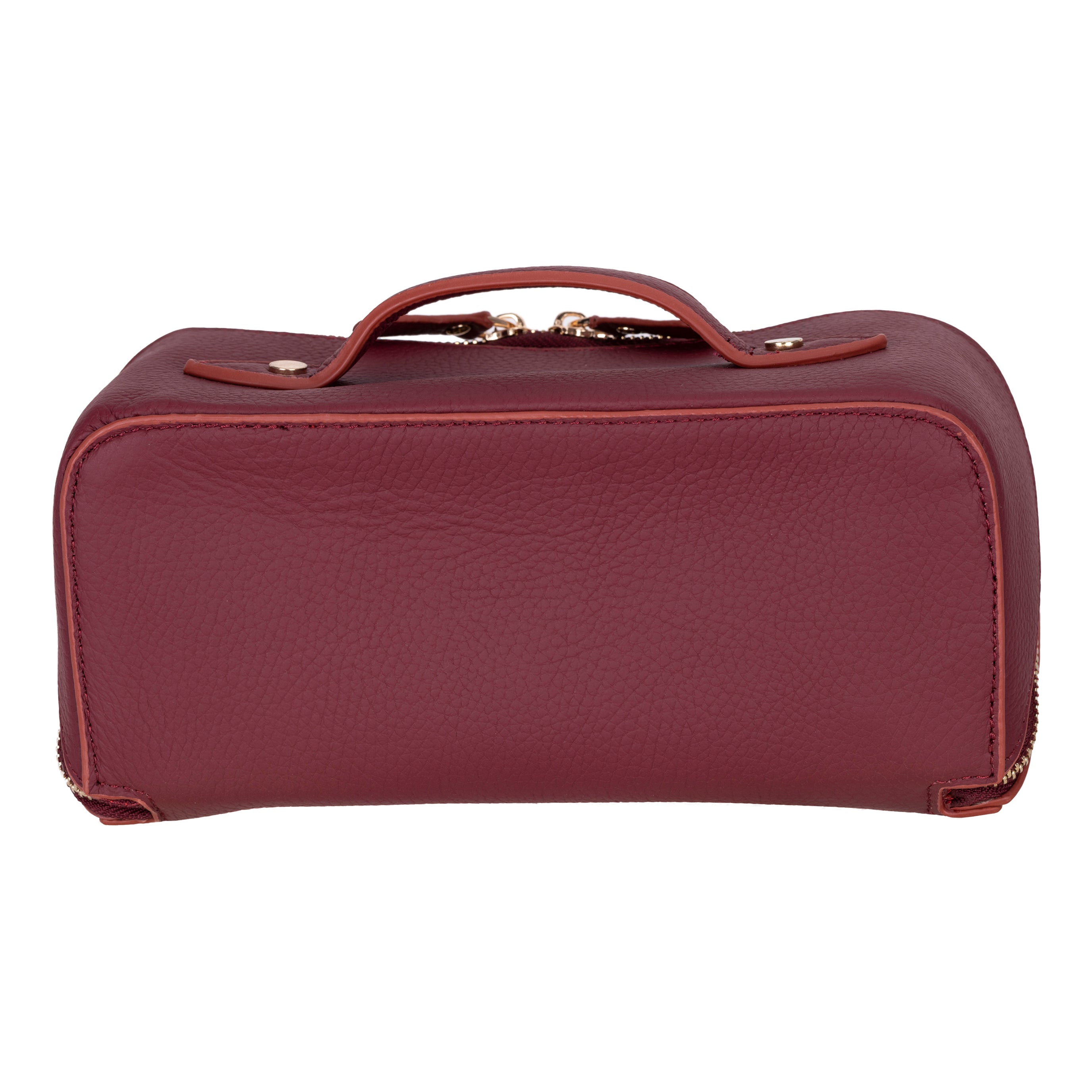 Bayelon Ella Leather Makeup Bag - Versatile Dopp Kit