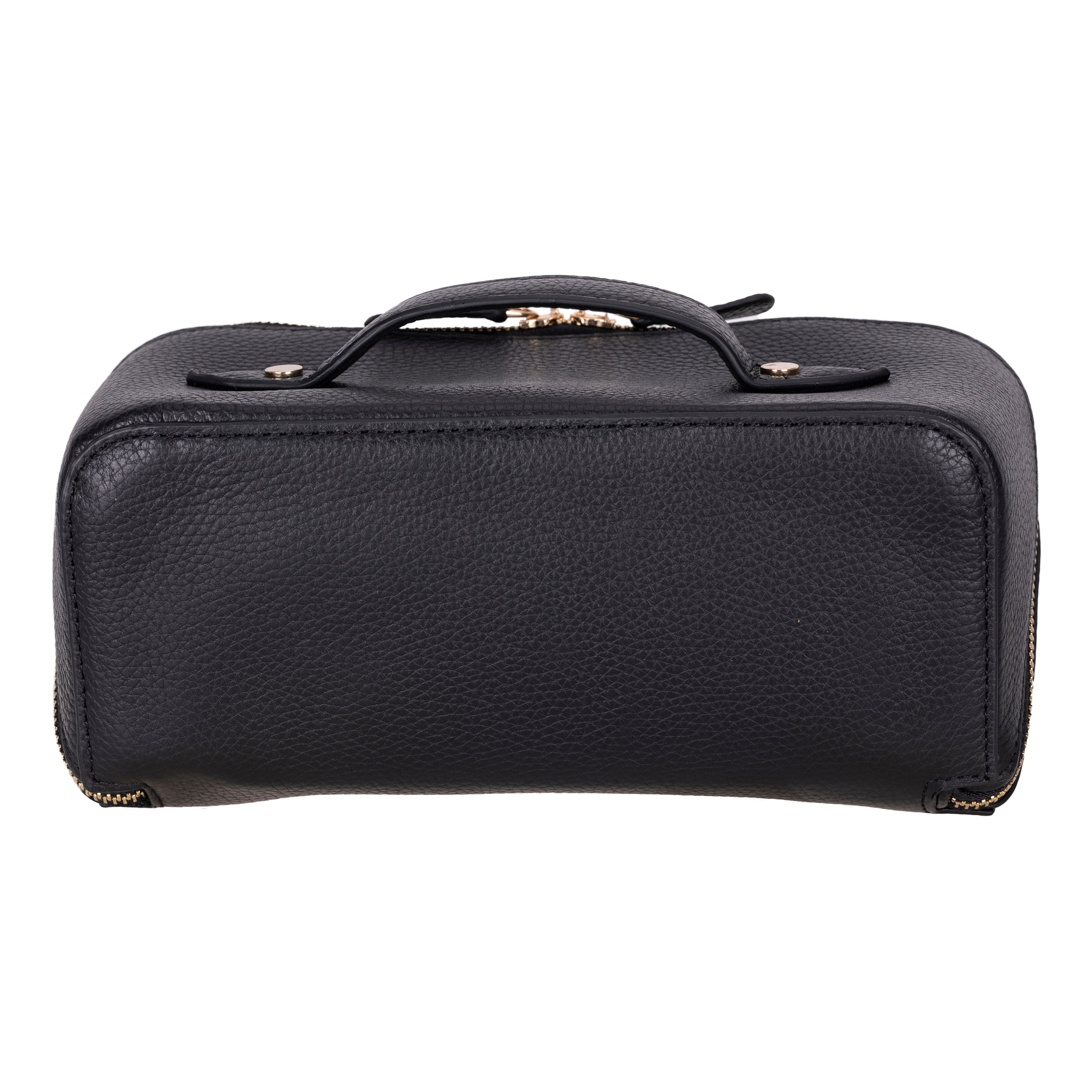Bayelon Ella Leather Makeup Bag - Versatile Dopp Kit