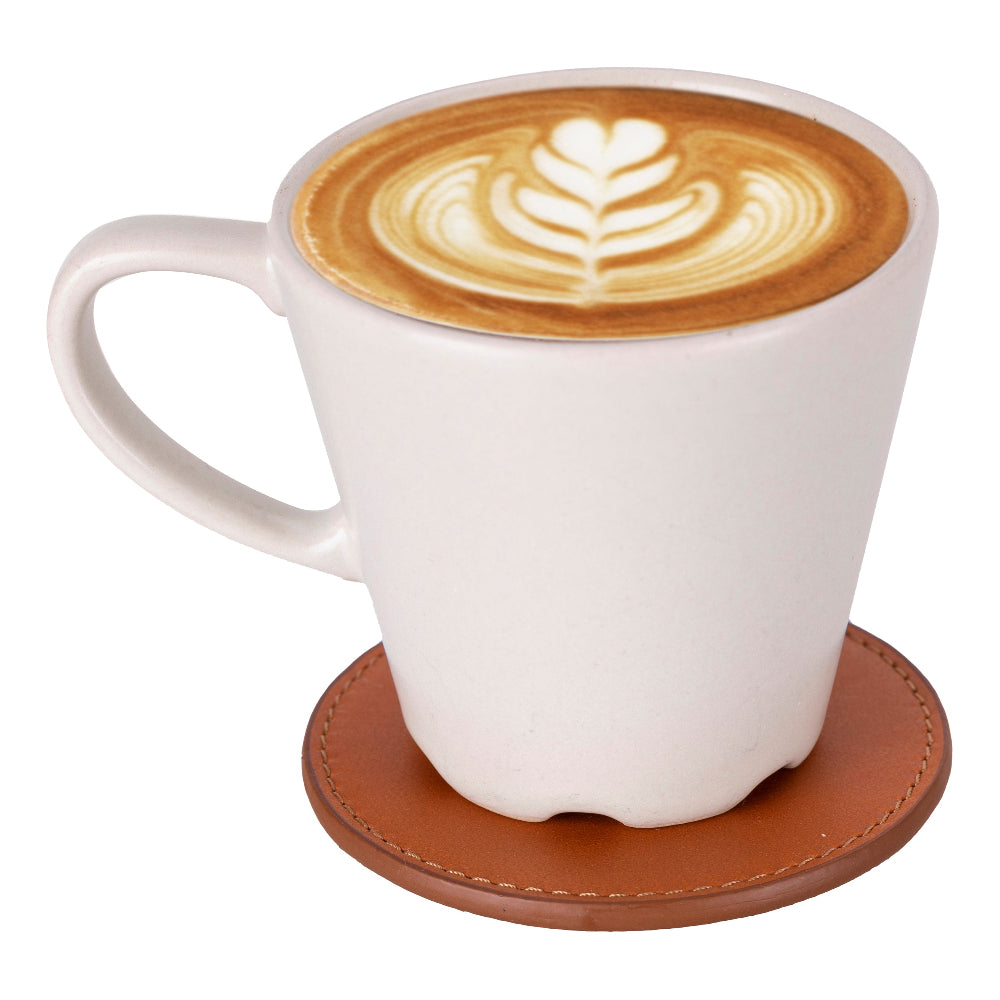 Bouletta Lavion Leather Cup Coaster Set