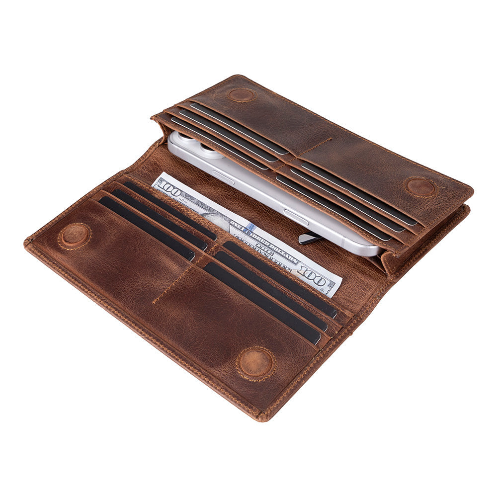 UnBranded Aura Leather Universal Wallet Coffee