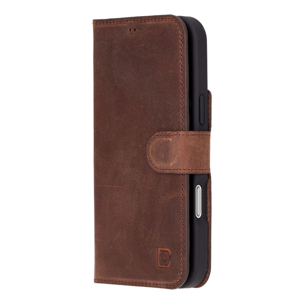 Bayelon Magic iPhone 16 Pro Leather Wallet Case - Stylish & Detachable