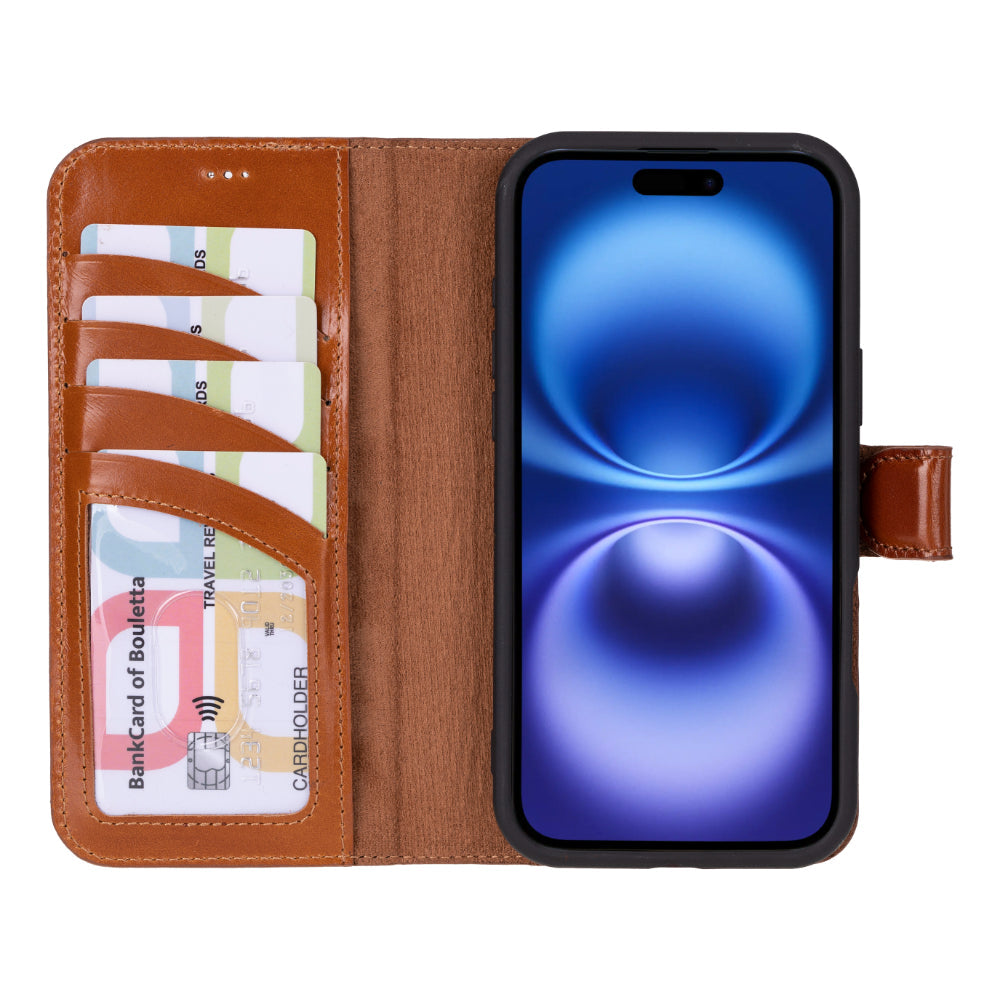 Bayelon Magic iPhone 16 Plus Leather Detachable Wallet Case