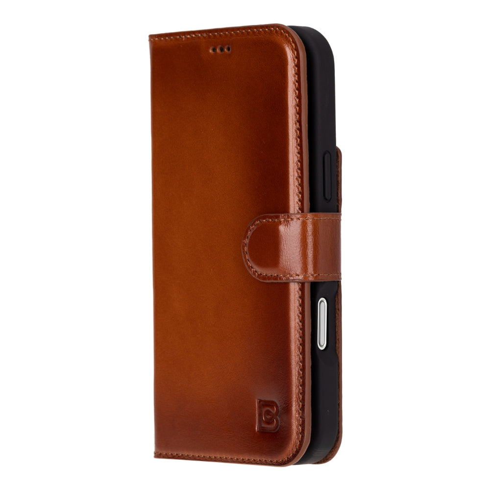 Bayelon Magic iPhone 16 Pro Leather Wallet Case - Stylish & Detachable