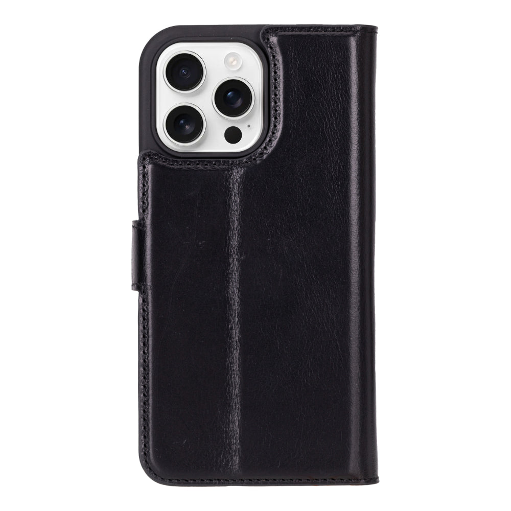 Bayelon Magic iPhone 16 Pro Max Detachable Leather Wallet Case
