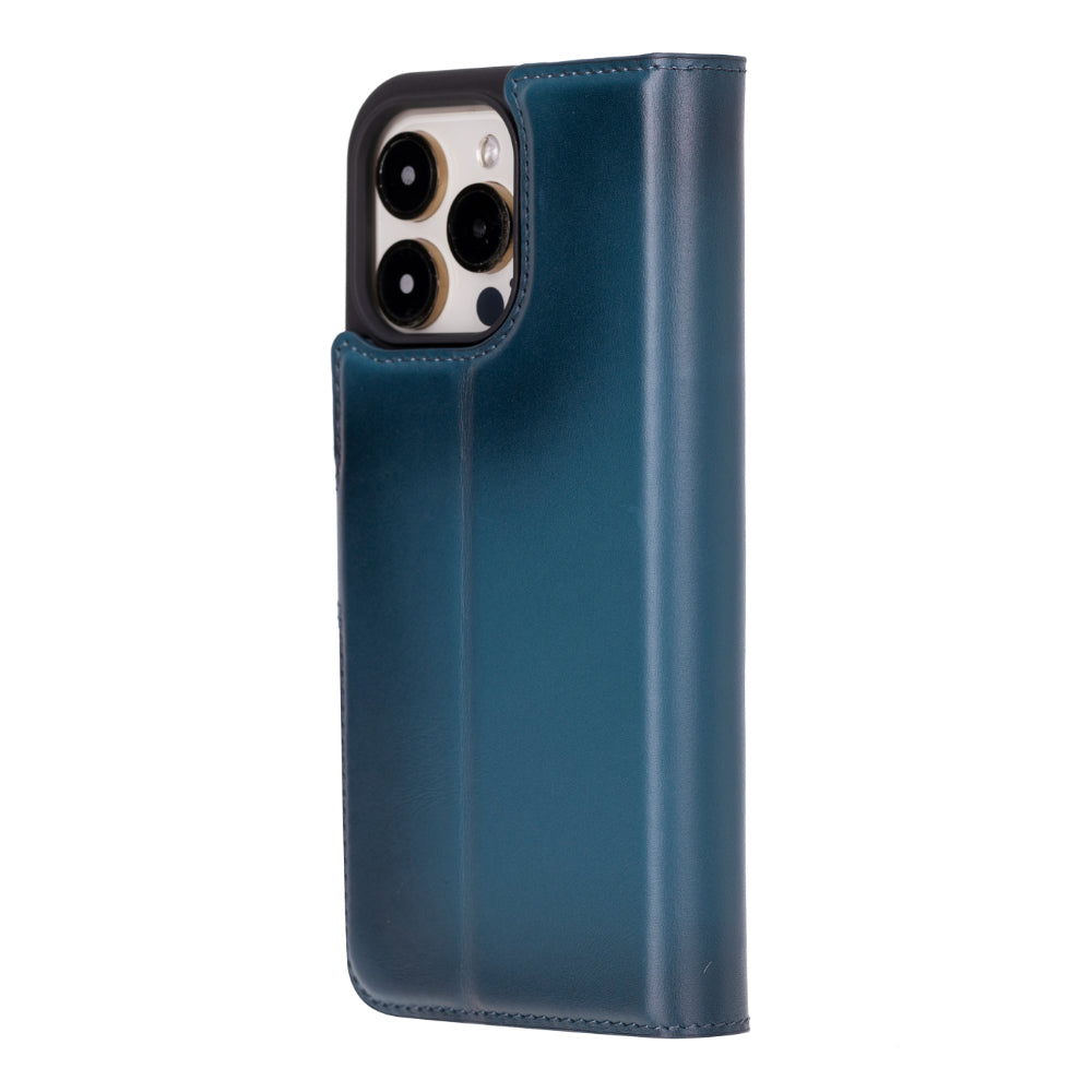 Bayelon Magic iPhone 16 Pro Leather Wallet Case - Stylish & Detachable