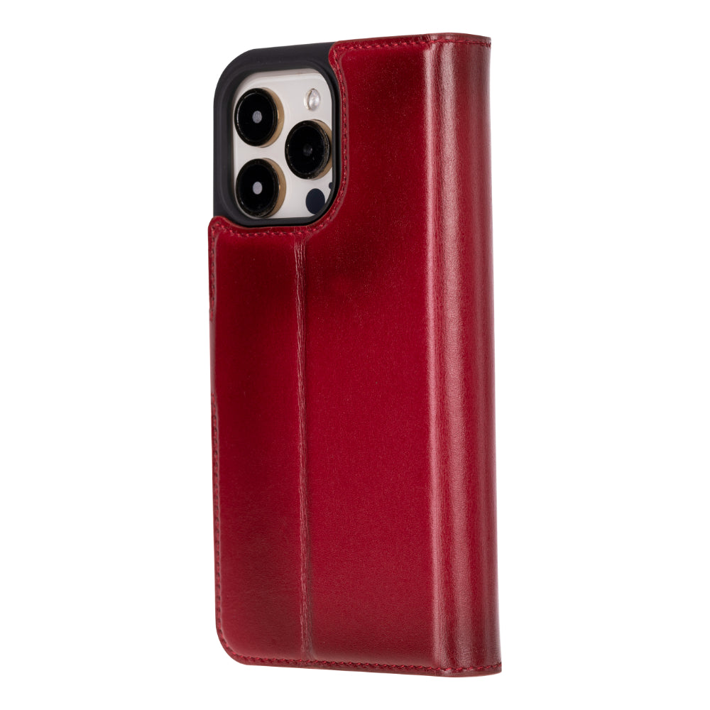 Bayelon Magic iPhone 16 Pro Leather Wallet Case - Stylish & Detachable