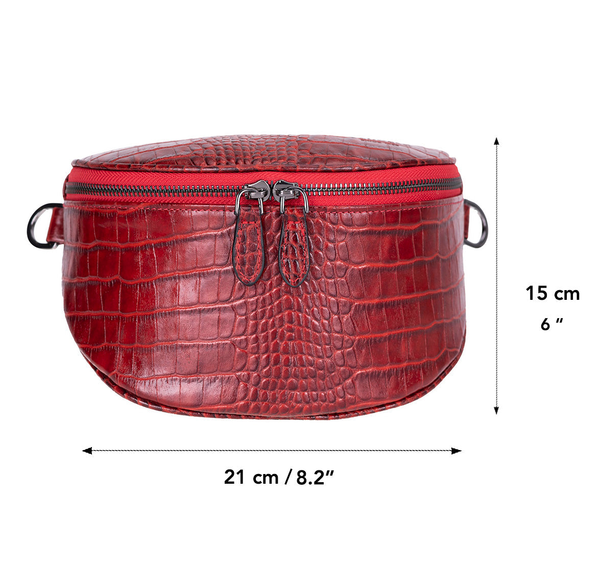 UnBranded Alora Leather Crossbody Bag