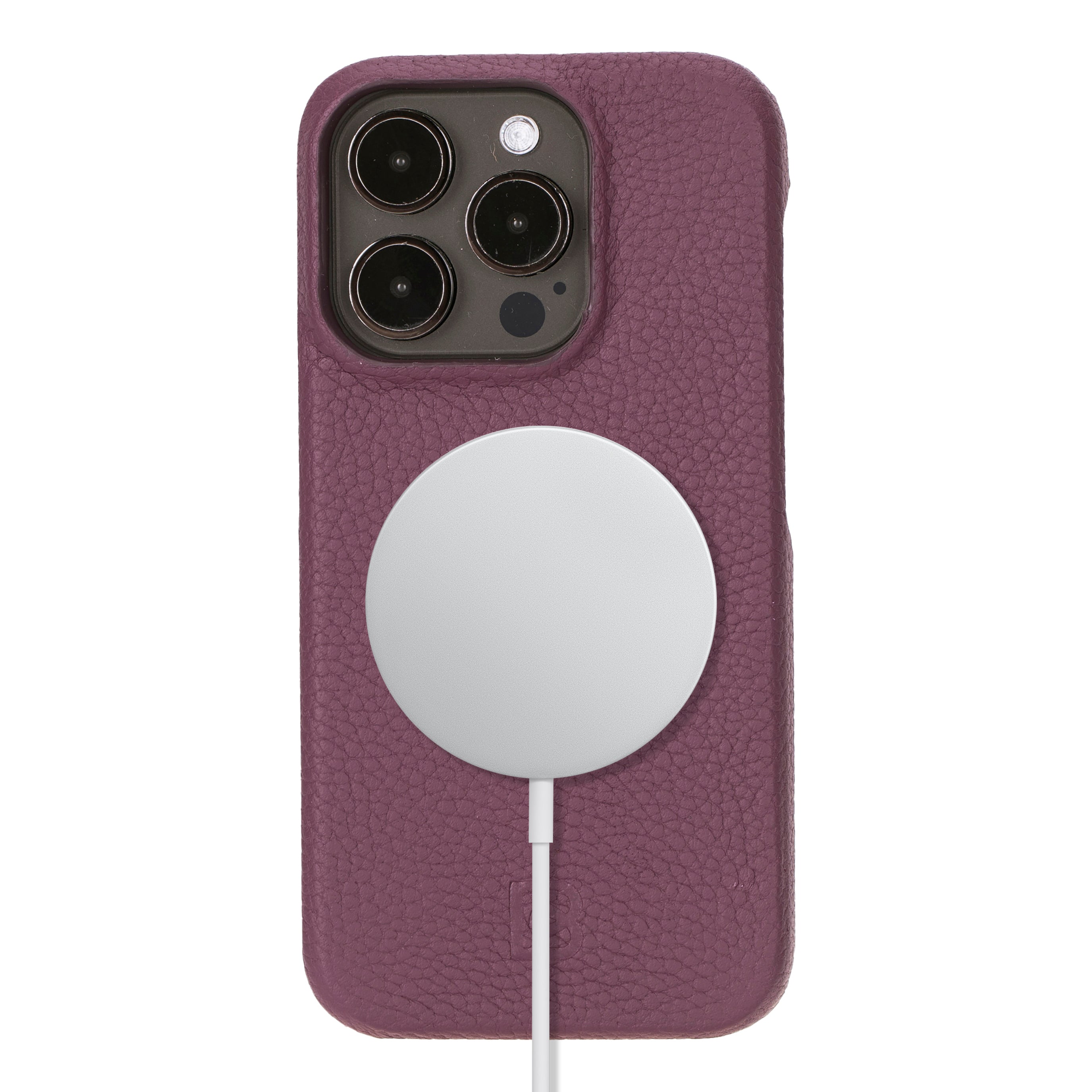 Bayelon F360 Genuine Leather Case for iPhone 15 Pro Max