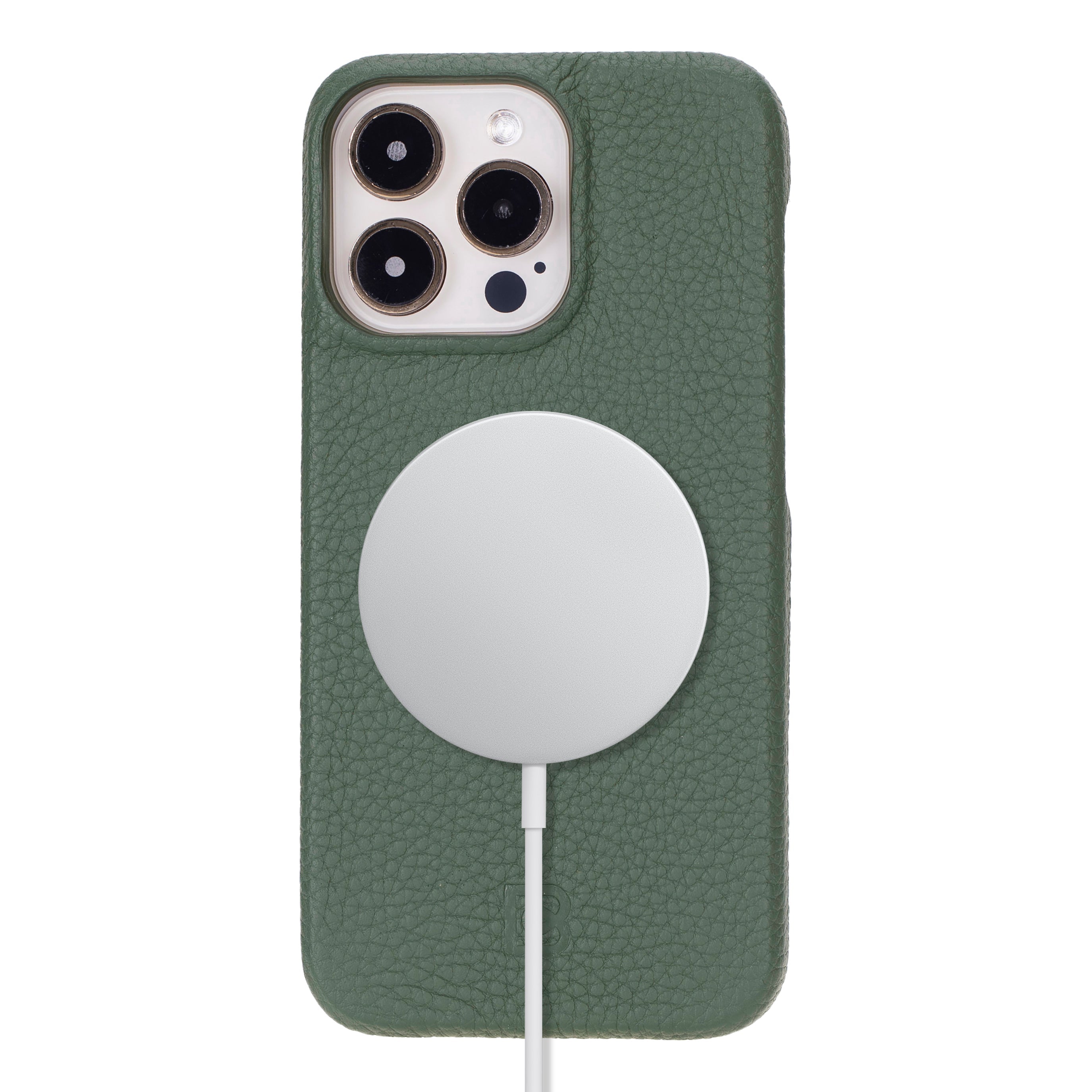 Bayelon F360 Genuine Leather Case for iPhone 15 Pro Max