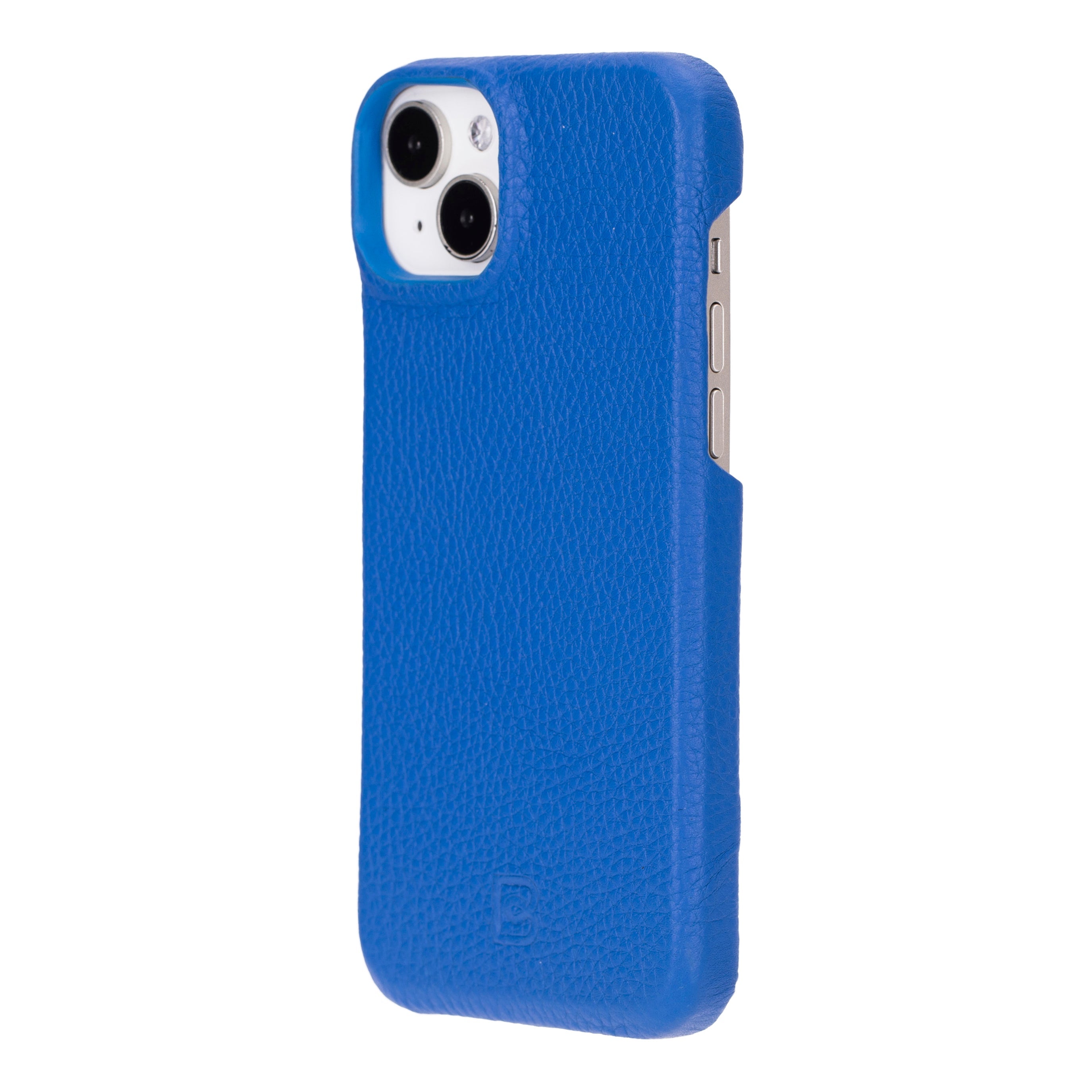 Bayelon F360 Genuine Leather Case for iPhone 15 Pro Max Azure