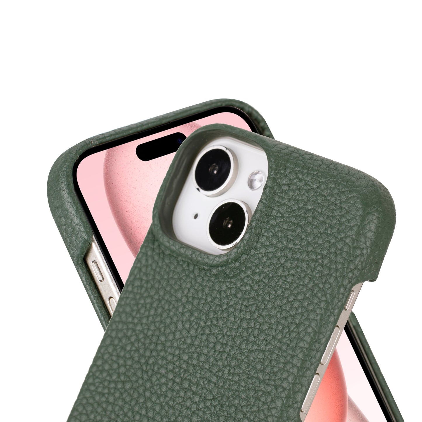 Bayelon F360 Genuine Leather Case for iPhone 15 Pro Max