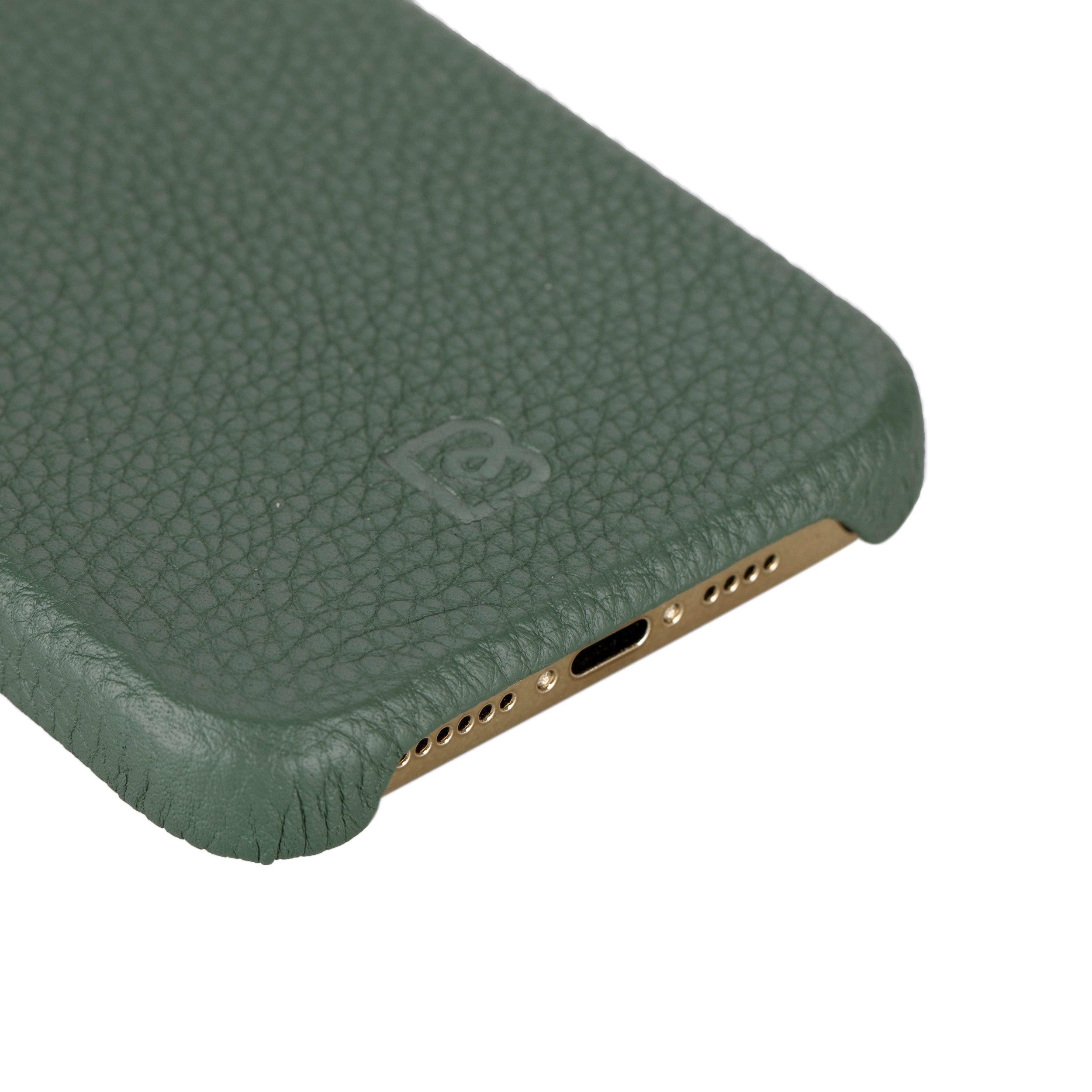 Bayelon F360 Genuine Leather Case for iPhone 15 Pro Max