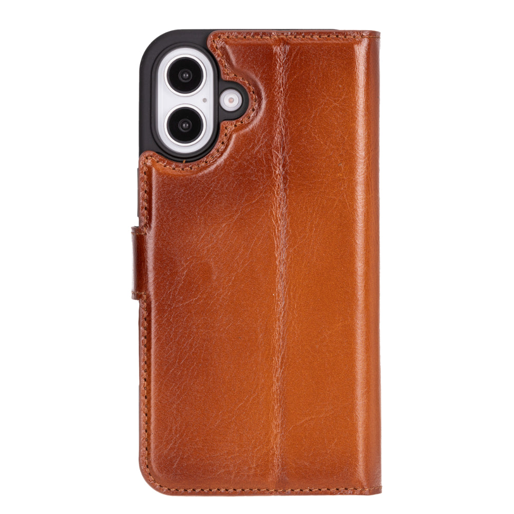 Bayelon Magic iPhone 16 Detachable Leather Wallet Case