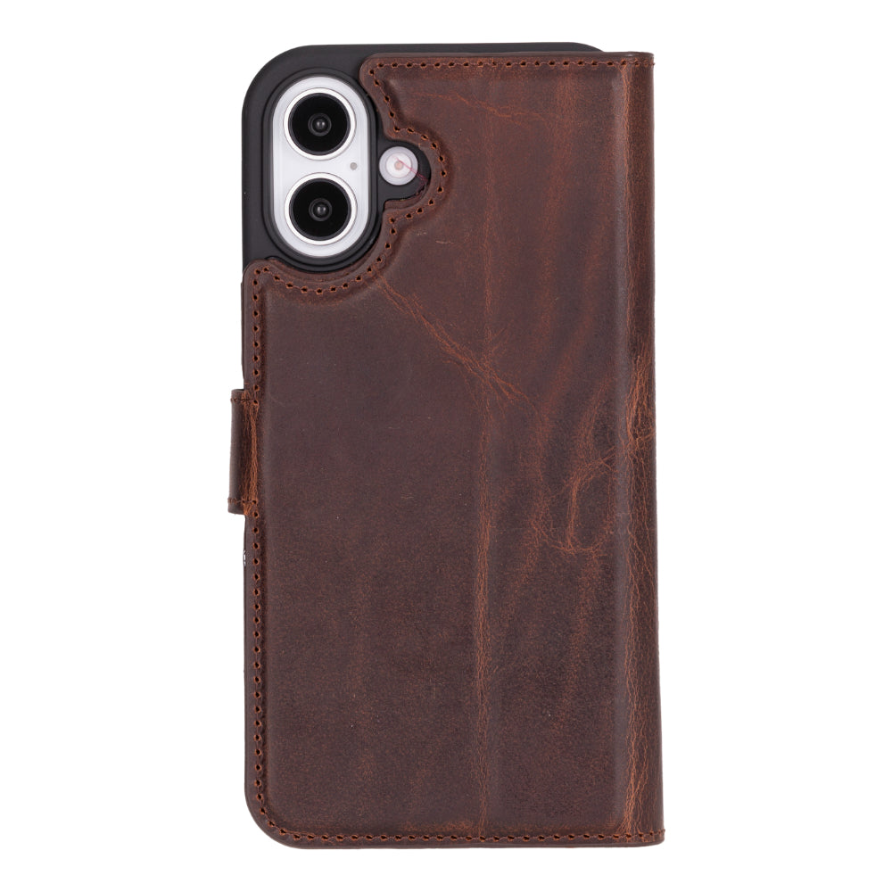 Bayelon Magic iPhone 16 Detachable Leather Wallet Case