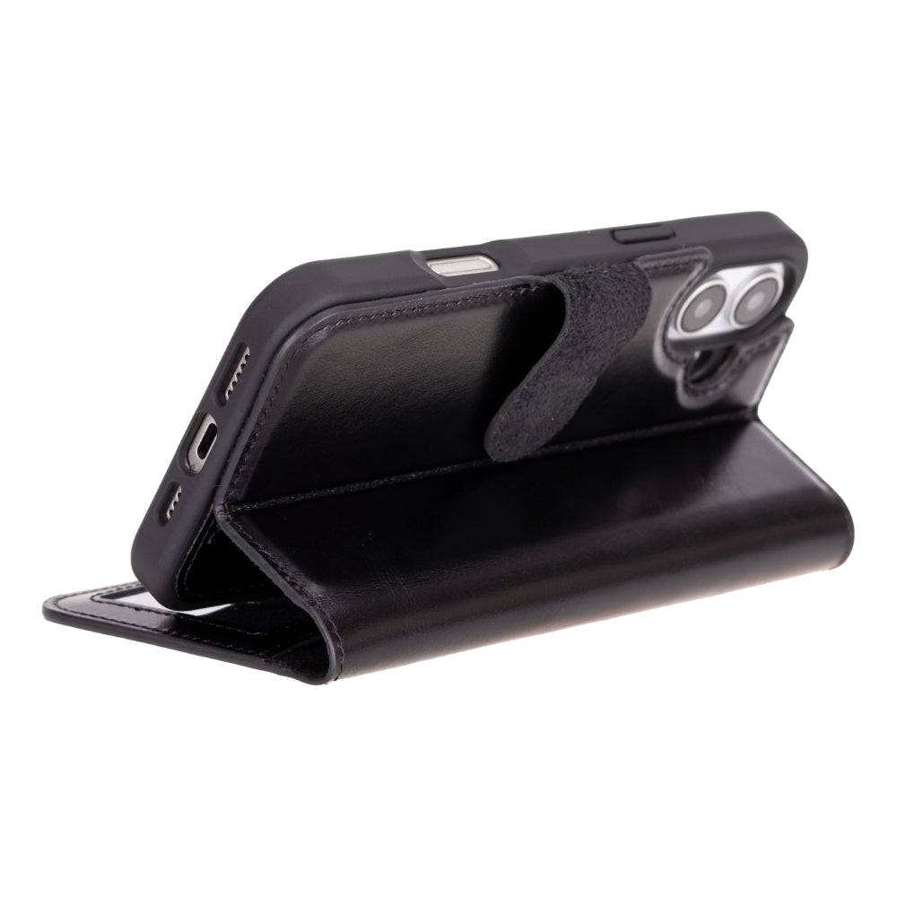 Bayelon Magic iPhone 16 Detachable Leather Wallet Case